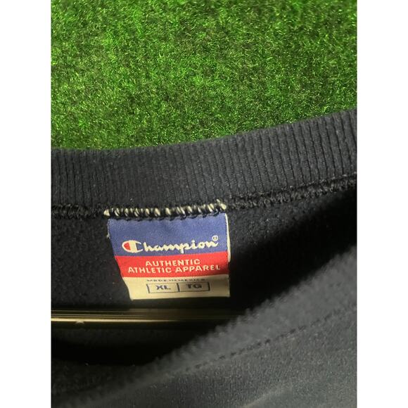 Penn State University PSU pullover navy sweatshirt size XL Y2K Champion UNISEX - Picture 3 of 10